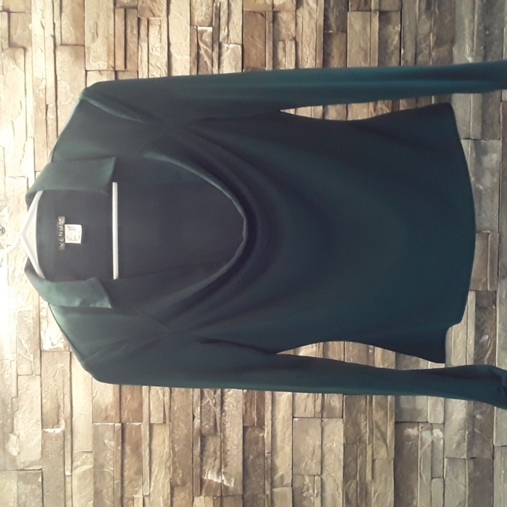 Hunter green,  blouse